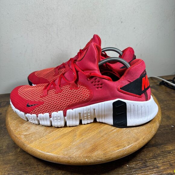 Nike Free Metcon 4 University Red Gym Crossfit CT3886-600 Shoe Men's Size 12 - Picture 3 of 9